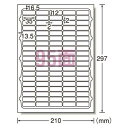 【メール便対応可】【エーワン】 ラベルシール〈インクジェット〉 光沢紙(A4判) 規格:A4判95面 63295