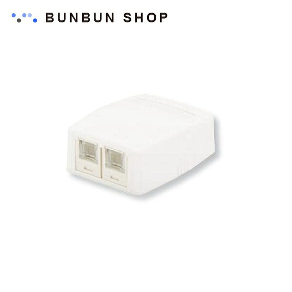 PANDUIT CAT5E 2個口 スプリングシャッター付ローゼットキット JOQ2H500