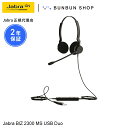 Jabra BIZ 2300 MS USB Duo (2399-823-109) ノイズキャンセリングマイク USB-A接続 Microsoft Teams認定...