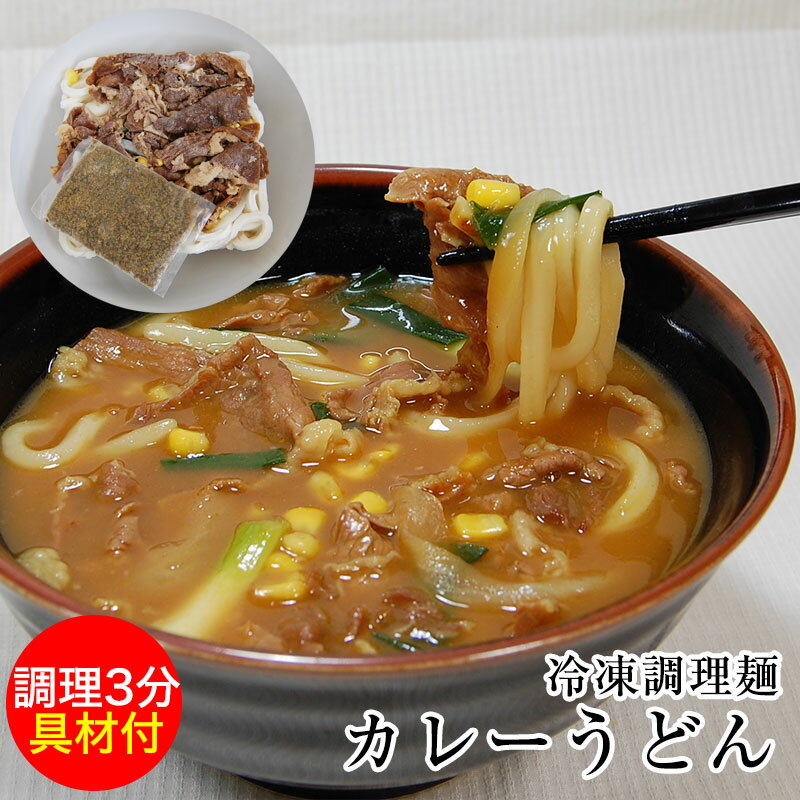 ★超簡単!スピードクッキング★ 冷凍 カレーうどん♪ 麺・スープ・具材付! 冷凍麺!