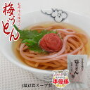 梅うどん 2食スープ付（温）日本テレビ「ヒルナンデス！」で旬