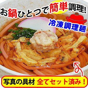 具材付き 冷凍かき揚げ梅うどん1食分★超簡単！スピードクッキング★具材付き冷凍麺どれでも7食以上で和歌山ラーメンプレゼント！13食以上でクール便送料無料!!【麺・スープ・具材付！】梅うどん/かき揚げ/冷凍麺 3