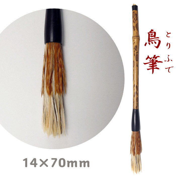 羽毛筆 14×70mm 【鳥筆】 珍毫筆 特殊筆...