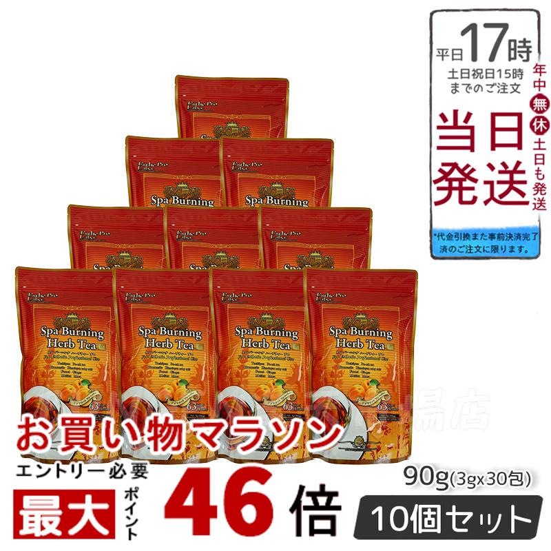 【10個セット】エステプロラボ スパ バーニング ハーブティー プロ 3g×30包 代謝系茶