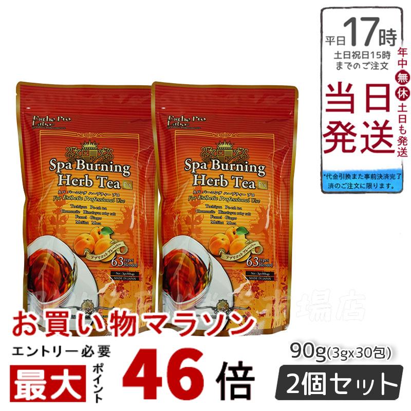 【2個セット】エステプロラボ スパ バーニング ハーブティー プロ 3g×30包 代謝系茶 送料無料 賞味期限2024年1月