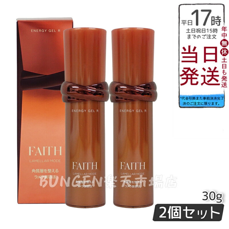 楽天BUNGEN　楽天市場店【2本セット】FAITH 化粧品 保湿クリーム 顔 FAITH フェース LAMELLAR MODE ラメラモード エナジー ゲル 保湿ジェルクリーム R 30g 正規品