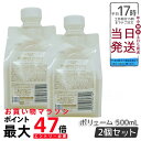 【2個セット】LebeL ONE ルベル ワン シャンプー ボリューム 500ml パウチ 詰替 レフィル VOLUME SHAMPOO【国内正規品】