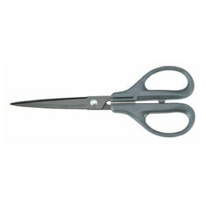 長谷川刃物/環境対応型ハサミペットボトル再生用<かんたいハサミ>グレー 事務用 はさみ EP-175F