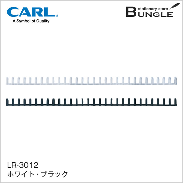 【製本枚数100枚】CARL・カール／A4ルーズリング12mm （LR-3012) A4サイズ30穴（12mm）オリジナルのノートに【12ミリ】LR3012