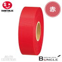 【10巻入】スマートバリュー/カラーリボン(B824J-RD10・831-134)赤 幅24mm×長さ25m タフタ織り ギフトや装飾に!色鮮やかで両面光沢のあ...