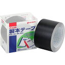 ニチバン/製本テープ<再生紙> 黒(BK-506)幅50mm 長さ10m 仕様書や文書などの簡易製本、本やノートの補強・補修に便利! NICHIBAN