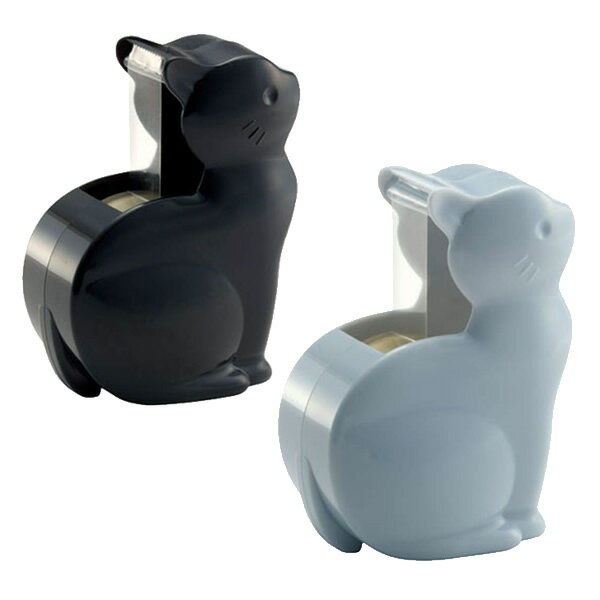 全2色!ニチバン/セロテープ ネコ テープカッター(CT-15NE)丸みのあるボディで、見た目にもかわいく、子どもにもにぎりやすい形状です 安全に配慮したガード付き NICHIBAN