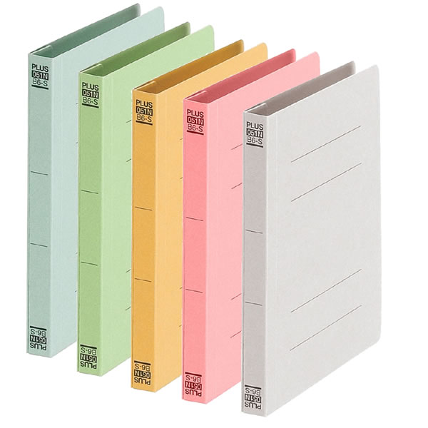 【5冊・10冊セット】【B6-S・全5色】プラス／フラットファイル (No.051N・78-13) B6 縦型 100％再生樹..