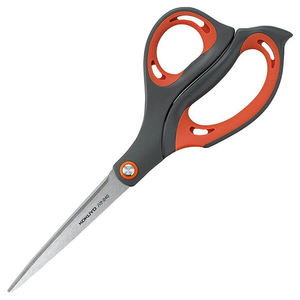 【はさみ】コクヨ/ハサミ<エアロフィット・スペリオ>(ハサ-240DM)ダークグレー 刃渡り87mm 厚紙もザクッと一気に切れる!エアロフィットの高品位タイプ ...