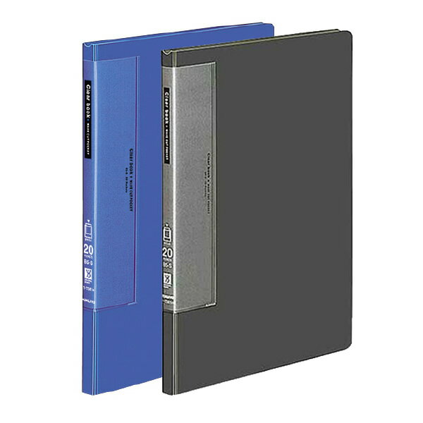 【全2色・B5-S・縦型】コクヨ／クリヤーブック＜ウェーブカットポケット・固定式＞（ラ-T561）ポケット枚数20枚　書類の出し入れがしやすいファイル KOKUYO