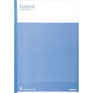 【10冊セット】ナカバヤシ/スイング・ロジカルノート B5 B罫 30枚 ブルー 10冊パック (ノ-B501B-B) エシカル環境保全・社会貢献製品 Nakabayashi