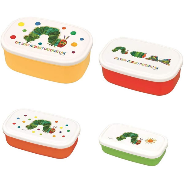 はらぺこあおむし お弁当箱 4ピース ランチボックス (学研ステイフル)