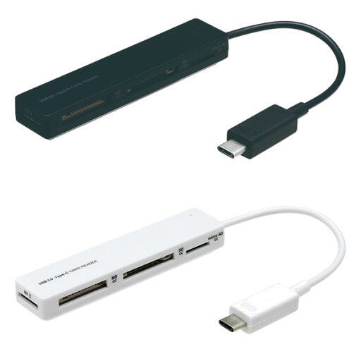 【全2色】ナカバヤシ/Type-C USB2.0マルチカードリーダー (CRW-C5M65) 新規格Type-Cコネクタ搭載! Nakabayashi 【全2色】ナカバヤシ/Type-C USB2.0マルチカードリーダー (CRW-C5M65) 新規格Type-Cコネクタ搭載! Nakabayashi