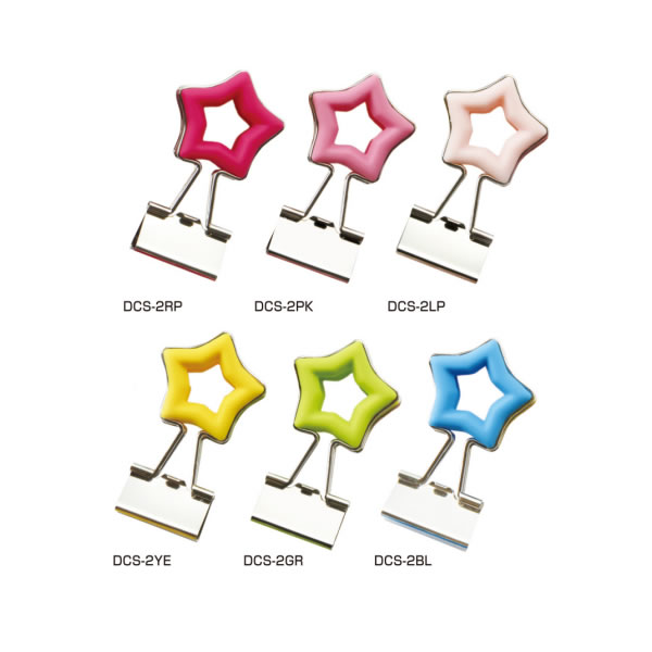 【全6色】ベロス／スタークリップ（DCS-2）ポップでオシャレなカワイイ星型 VELOS