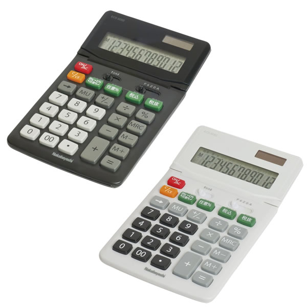 Rakuten - 【全2色】ナカバヤシ／電卓デスクトップ　スタンダード M (ECD-SD02) 税率常時表示ディスプレイ Nakabayashi