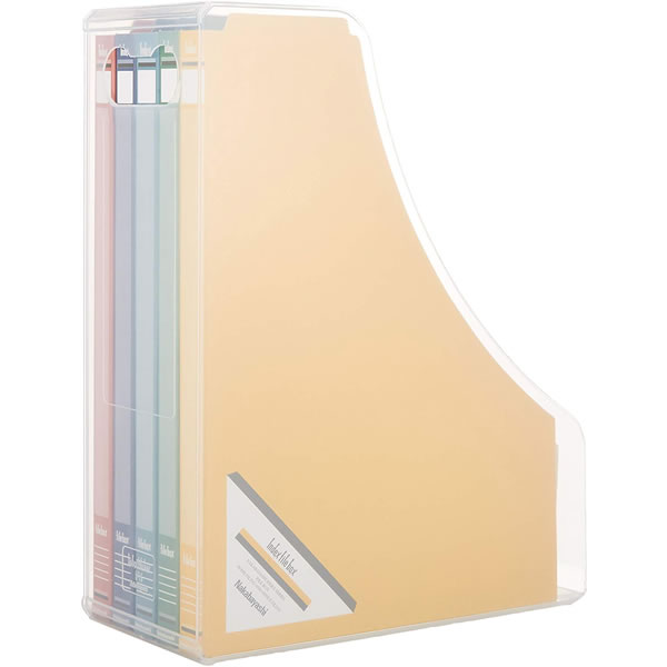 ナカバヤシ/インデックスファイルボックス F5 クリア(フボI-F5-C)縦横自由自在ファイル Nakabayashi