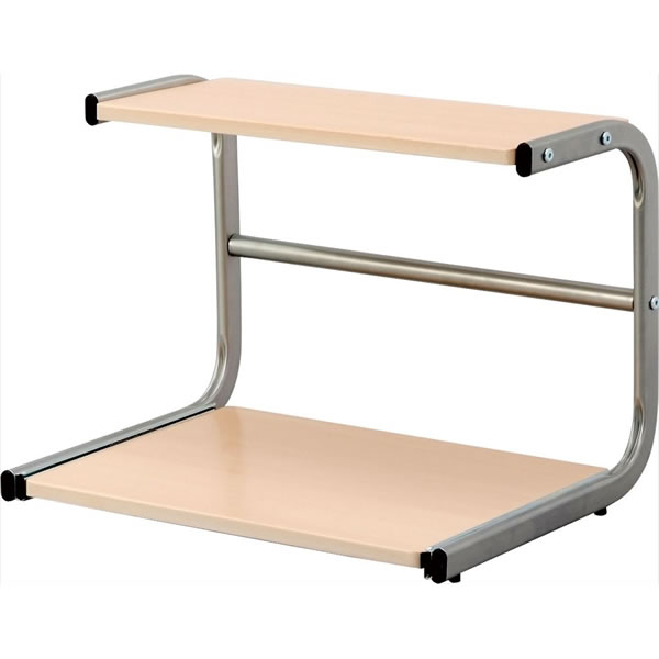 ナカバヤシ／ノートスライダー　ハイタイプ　ナチュラル木目（PDN-004NM）PC収納 Nakabayashi