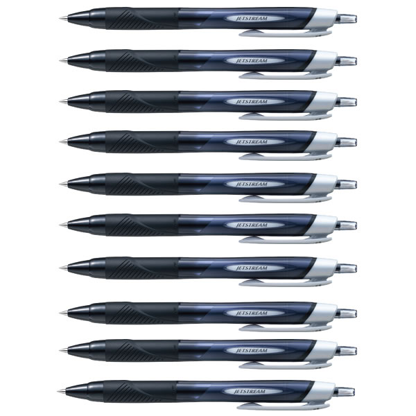 送料無料【10本セット】三菱鉛筆／油性ボールペンジェットストリーム スタンダード 0.38mm 黒 10本入（SXN15038.24）（SXN-150-38.24 ）