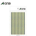 エーワン/カラーラベル 単色・青 φ5mm(07062)9シート×200面・1800片 識別に便利な丸型のラベル グラフや分布図の作成、在庫管理などに 整理・表...