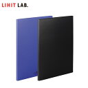 【全2色・A3-S・42穴】LIHIT LAB.(リヒトラブ)/AQUA DROPs クリヤーブック<ポケット交換タイプ>(N-5047) 簡単操作のスリムなファイル!