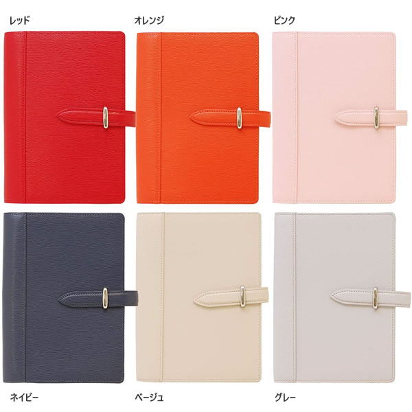 【全6色】ナカバヤシ／B6 ポラリスエクスカバー フロー ランバス (6499) システム手帳 Nakabayashi