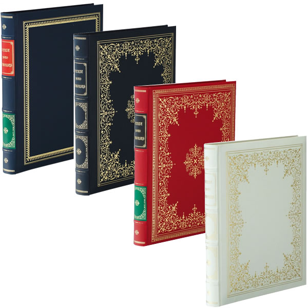 【全4色】ナカバヤシ／マジェスティ 100年台紙ブック式 Mサイズ (アH-MB-20) フォトアルバム Nakabayashi