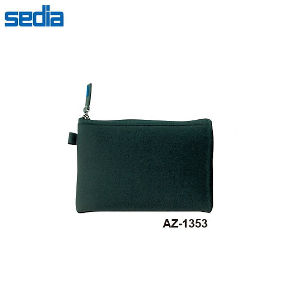 セキセイ／超厚クッションケース　ブラック　収容物サイズ／デジタルカメラ（AZ-1353-60）電子機器などの収納に最適　小物入れ　　バッグインバッグ　sedia