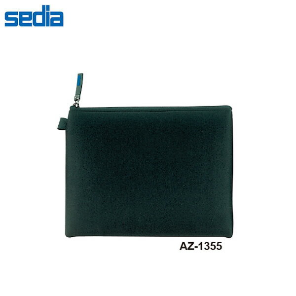 セキセイ／超厚クッションケース　ブラック　収容物サイズ／PDA、アダプタ等（AZ-1355-60）電子機器などの収納に最適　小物入れ　　バッグインバッグ　sedia