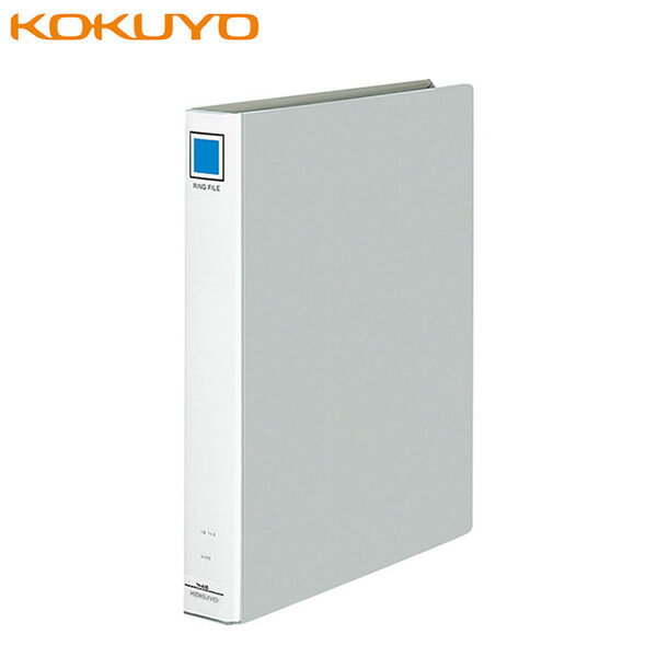 【A4-S】コクヨ／リングファイル（フ-430NC）シルバー　2穴　適正収容枚数220枚　カラー仕切カード付き..