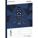 【B5判/5mm方眼罫(リーダー罫入り)】ショウワノート/ジャポニカ学習帳 昆虫イラストシリーズ カミキリ&カマキリ(JMS-5F)ジャポニカ学習帳生誕50周年...