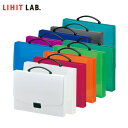 【全10色!A4サイズ】LIHIT LAB.(リヒトラブ)/AQUA DROPs バッグ(A-5005)簡単に開くワンタッチとじ具を採用 キャリングバッグ