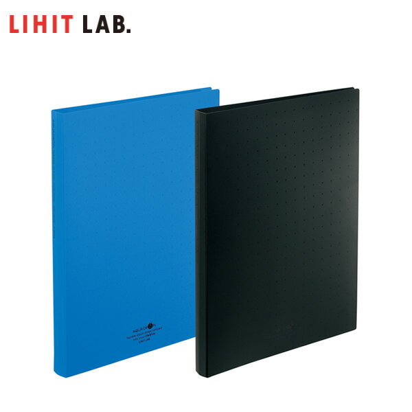 【全2色・A4S型サイズ】LIHIT LAB.（リヒトラブ）／ 名刺ファイル ポケット交換式（A-5043）30穴　500..