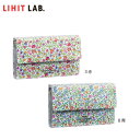 【全2色・6ポケット】LIHIT LAB.（リヒトラブ）／FLOWER IMAGE　通帳ホルダー（D1184）かわいい小花柄　最大で12冊、パスポートも収容可能！