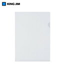 キングジム／クリアーホルダー リサイクル厚口（735RD10）シッカリ収納できる厚口タイプ！KING JIM