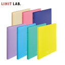 【全7色・A4】LIHIT LAB.（リヒトラブ）／CUBE FIZZ クリヤーブック A4　24ポケット（N-6000）新溶着方式　フラットに開いて書類がみやすい