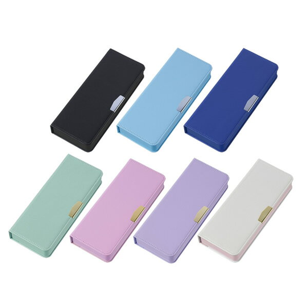 【全7色】レイメイ藤井／すべりにくい片開筆入 くるグリップ （FB166）筆箱　フタ内側にスベリ止め加工プリント　ランドセルの空いたスペースに入るコンパクトサイズ　Raymay Fujiiのサムネイル