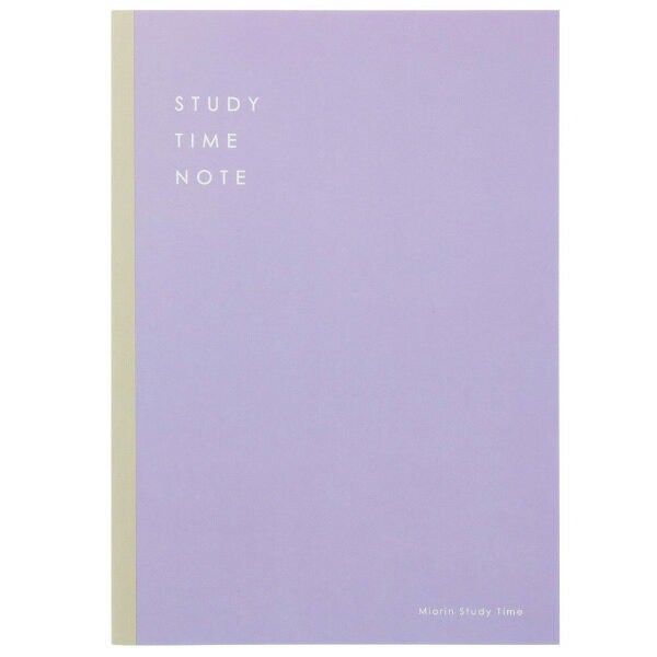 サンスター文具／［みおりん Study Time］スタディーノート B5 バイオレット（S2638606）みおりんカフェ　勉強の仕方が大きく変わる中学生女子に向けた勉強シリーズ　sun-star