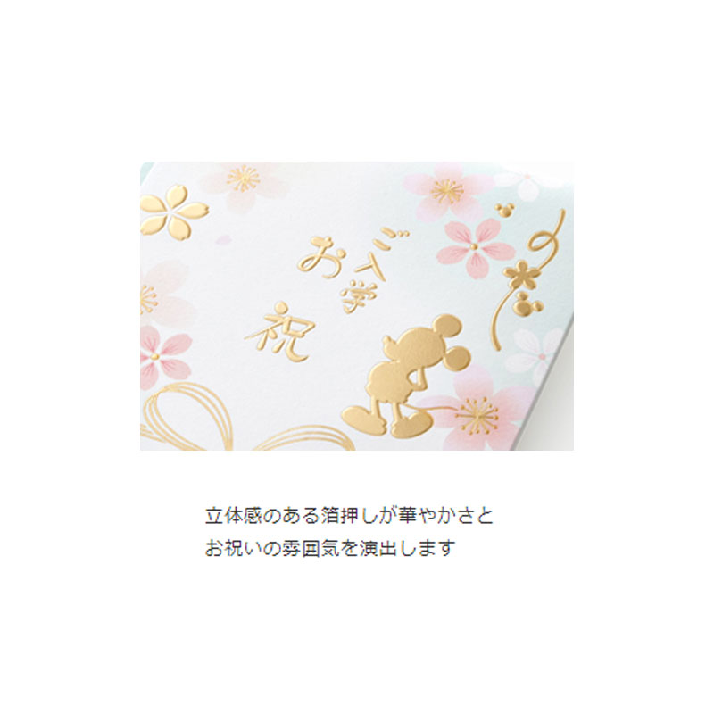 【残り1点限り】マルアイ／多当 入学祝 ディズニー （Pノ-DS29／Pノ-DS30）Disney ミッキー ミニー 華やかな箔押し かわいい祝儀袋　MARUAI
