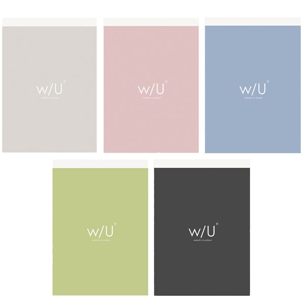 【全5色】ナカバヤシ/w/U A7ブロックメモ(WU-A702)5mm方眼罫ブロックメモ w/U -watashi no sobani-シリーズ ニュートラルカ...