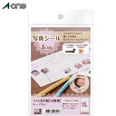 【はがきサイズ】エーワン/写真シール(29624) Icon 15面・75片 5シート入り インクジェット専用 思い出を楽しく記録するツール/A-one