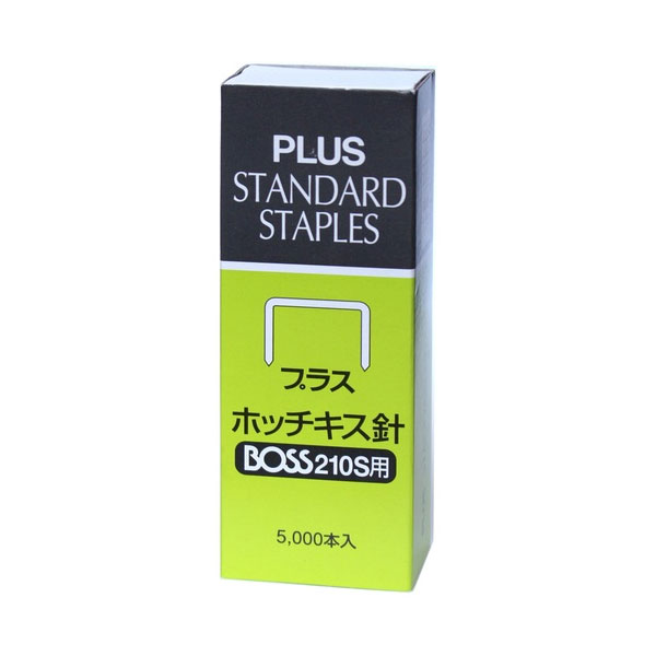 商品説明 お求めやすいホッチキス針。 ●BOSS210にもご利用できます。 ●タッカタイプ 商品仕様 サイズ 幅 55mm × 奥行き 22mm × 高さ110mm　　 重量 182g 太さ 0.51mm 針足長 6.4mm 肩幅 11.8mm 入数 5040本