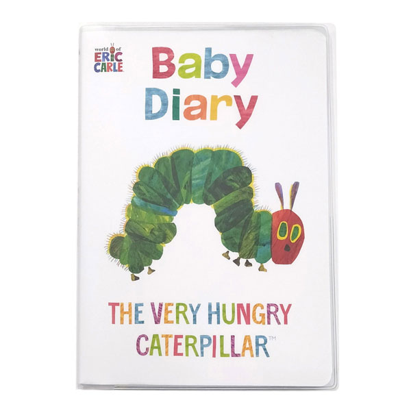 【残り1点限り】学研ステイフル/ はらぺこあおむし 育児ダイアリー ホワイト(D14015)育児日記 ポケット、ペンさし付 プレゼントやギフトにも最適 Gakk...