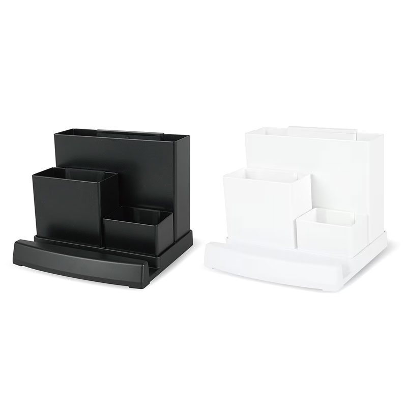 カール／デスクオーガナイザー（TS-003）収納スタンド　筆記具　卓上　ペン立て　マホ・タブレットスタ..