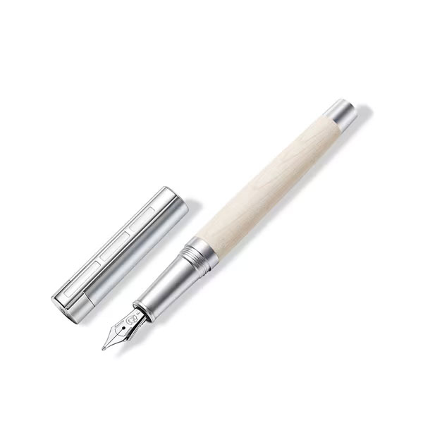 【残り1点限り！】ステッドラー／ステッドラー プレミアム リグヌム 万年筆 メープル M （9PM120M）