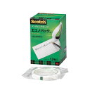 【送料無料】3M/スコッチ メンディングテープ エコノパック製品シリーズ<30m巻・巻芯径76mm>(MP-12)紙箱入り 12mm×30m 12巻入り 貼るとテープはほとんど見えなくなる/住友スリーエム